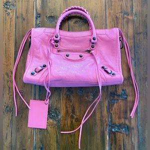 Balenciaga Agneau Motor Bag